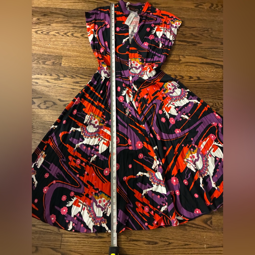 Trashy Diva Carousel Ponies Zip Front Marie Dress NWT size 14 - Picture 6 of 8